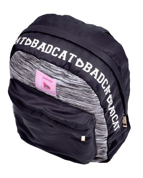 mochila bad cat preta